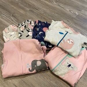 Carter’s cotton footie pajamas, size 18 months